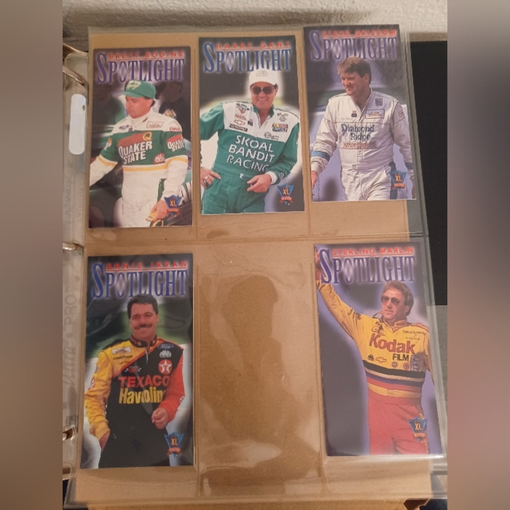 1994 Press Pass Spotlight XL NASCAR Card Lot